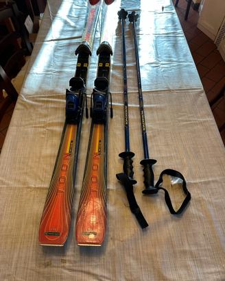 Sci Rossignol 170 con 2 bacchette 