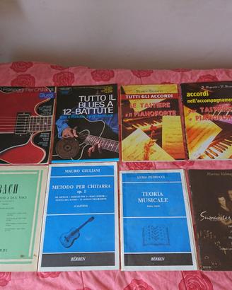 Libri musica teoria metodi chitarra basso tastiere