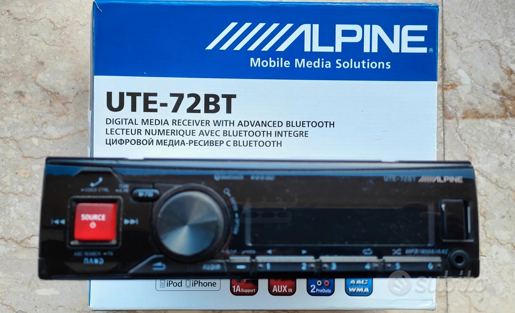 Alpine - UTE-72BT DIGITAL MEDIA RECEIVER WITH BLUETOOTH®