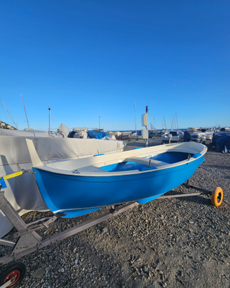Gozzo Ligure 3.5 mt Azzurro e Bianco