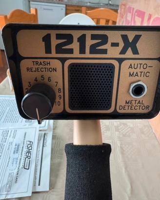 Metal detector fisher 1212X