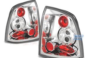 FANALI PER OPEL ASTRA G 3P 5P 97-04 FONDO CROMATO