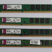 RAM DDR3 1333 mhz KIT 8GB (4MODULI DA 2 GB )