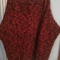 maglione color bruciato/albicocca a ferri a m