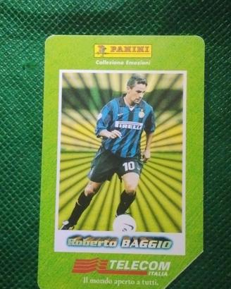 Carta telefonica L 5000 Roberto Baggio