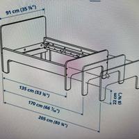 2 letti ikea serie slakt