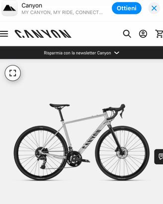Bici canyon gravel e strada