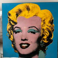 Quadro legno con raffigurato Marilyn Monroe