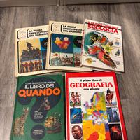 Lotto 5 libri didattici vintage per bambini