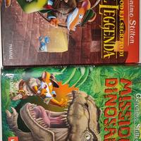 n. 2 libri missione dinosauri e Castel leggenda di