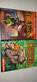 n. 2 libri missione dinosauri e Castel leggenda di