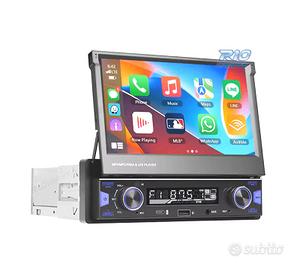 RADIO MULTIMEDIA UNIVERSALE 1 DIN 7" CARPLAY / AN