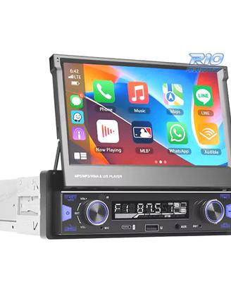 RADIO MULTIMEDIA UNIVERSALE 1 DIN 7" CARPLAY / AN
