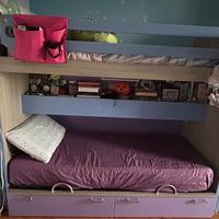 Cameretta Colombini, letto a soppalco