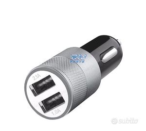 DOPPIO CARICATORE USB PER PRESA ACCENDISIGARI 3.1A
