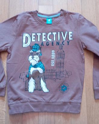 Maglione felpato Detective Agency bambino