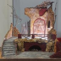 Presepe artigianale fatto a mano-Prezzo Trattabile