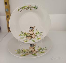 set 12 piatti porcellana 