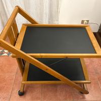 Carrello pieghevole in legno