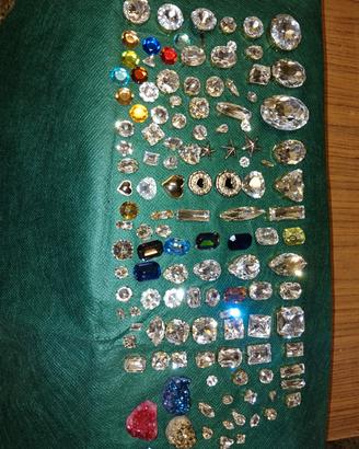 Set 129 strass e cristalli di vetro
