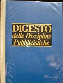 Digesto edizione 4  sez. Pubblica Opera completa