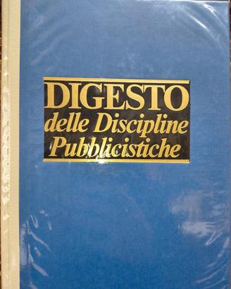 Digesto edizione 4  sez. Pubblica Opera completa