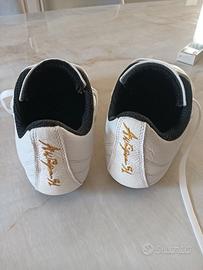 Scarpe da calcio artigianali in pelle n. 39,5
