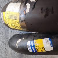 coppia gomme slick Michelin power