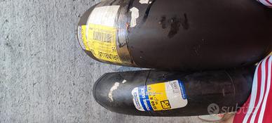 coppia gomme slick Michelin power