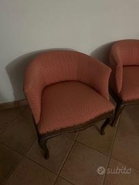 coppia di poltroncine da camera