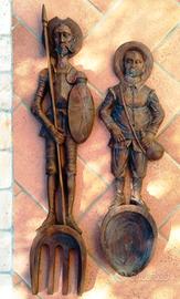 Decorazione forchetta cucchiaio artigianato Spagna