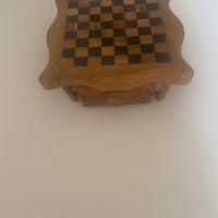 Scacchiera vintage in legno