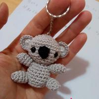 koala amigurumi portachiavi 