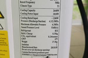 Clima portatile camper