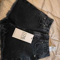 Pantaloni corti jeans 