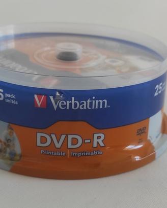 campana 25pz DVD-R PRINTABLE Verbatim NUOVA