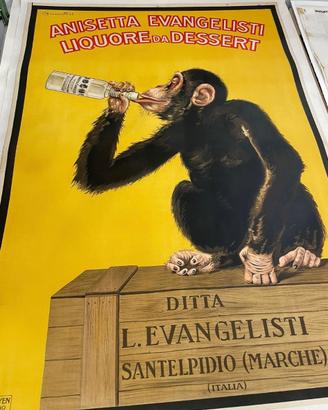 Manifesto pubblicitario Anisetta