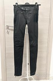 Sexy jegging nero guess los angeles nuovo xxs