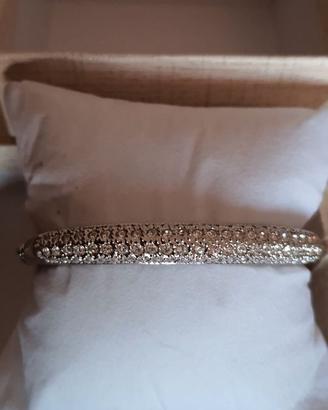 Bracciale rigido con strass