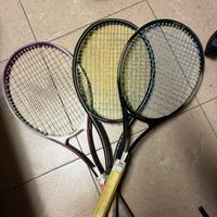 3 racchette da tennis