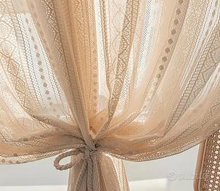 Tenda singola colore crema 140x265 nuova