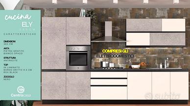 PROMO CUCINA 3,60 MT COMPRESI GLI ELETTRODOMESTICI