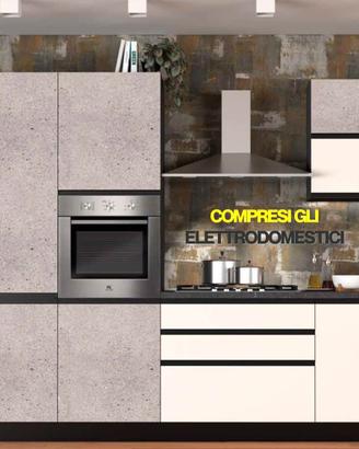 PROMO CUCINA 3,60 MT COMPRESI GLI ELETTRODOMESTICI