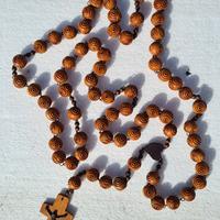 Corona Rosario gigante, in legno