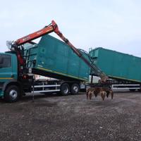 DAF CF 85 410 MOTR.RIBALT. C/GRU+RIMORCHIO RIBAL