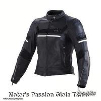 MACNA Giacca Moto Pelle Daisy Donna Nera