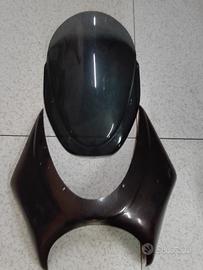 cupolino givi x moto naked e bauletto