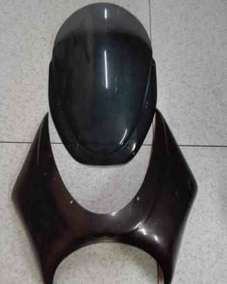 cupolino givi x moto naked e bauletto