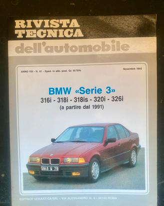 Rivista Tecnica BMW Serie 3 E36 manuale 1992