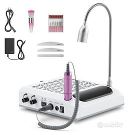 Fresa per unghie 4 in 1 con aspirapolvere da 80 W